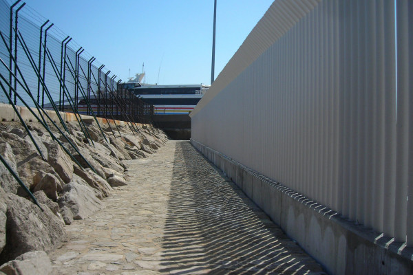 GRP fenced, Schengen Zone Algeciras Port